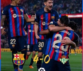 BOB半岛体育-【西甲】拉菲传射15岁小将替补首秀，巴萨4比0贝蒂斯