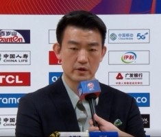 王博：季后赛现在的目标主要还是全员健康 一场一场拼
